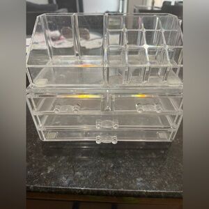 Clear Acrylic Makeup Organizer with Drawers